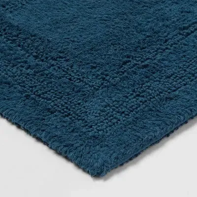 20"x34" Performance Cotton Reversible Bath Rug Teal - Threshold