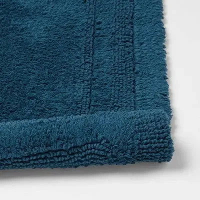 20"x34" Performance Cotton Reversible Bath Rug Teal - Threshold