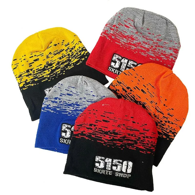 5150 Skate Shop Static No Collar Beanies