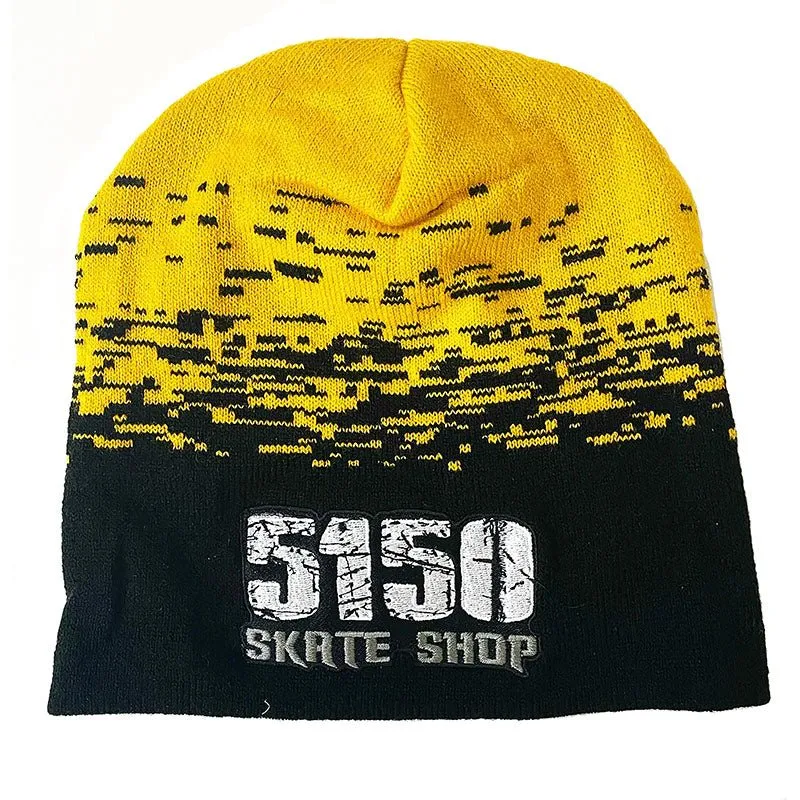 5150 Skate Shop Static No Collar Beanies