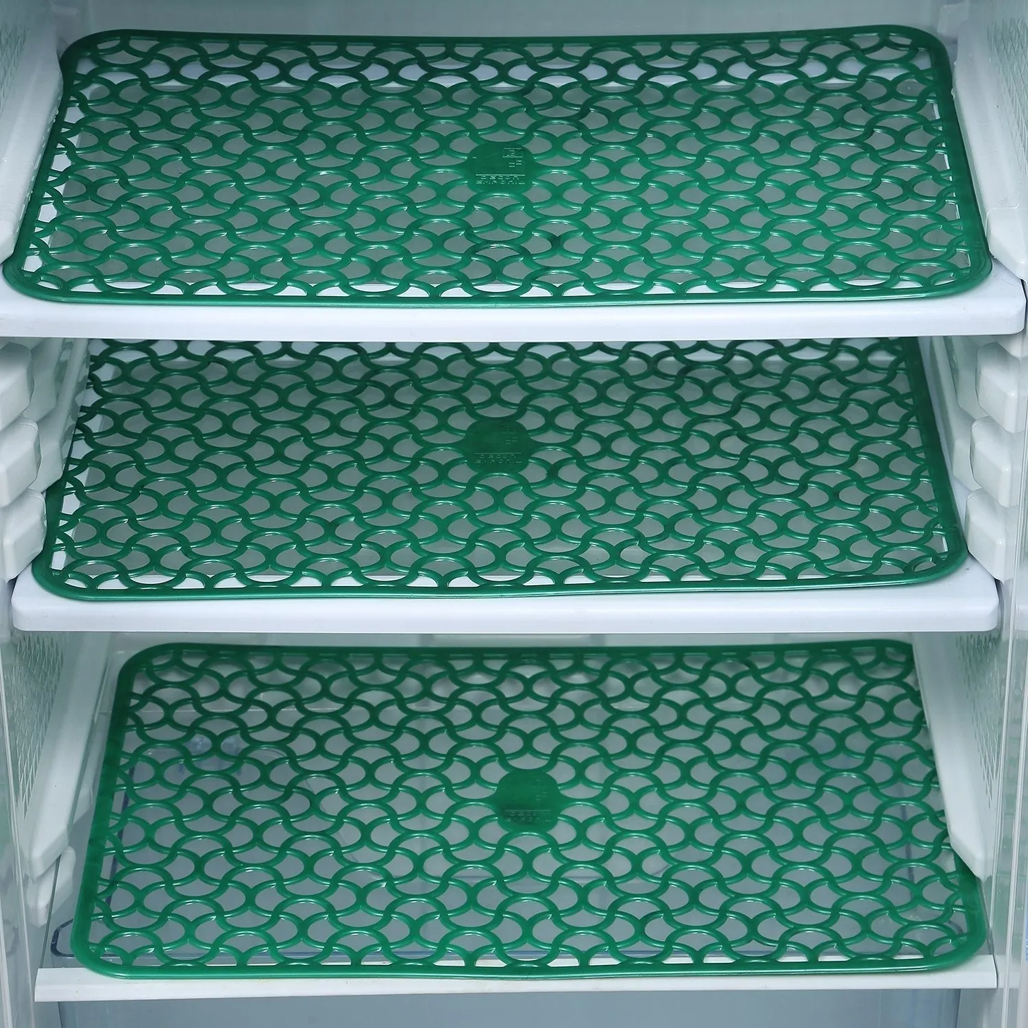 5237 Waterproof PVC Refrigerator Drawer Mats /  Multipurpose Mats / Fridge Mats Set of 6 Pcs