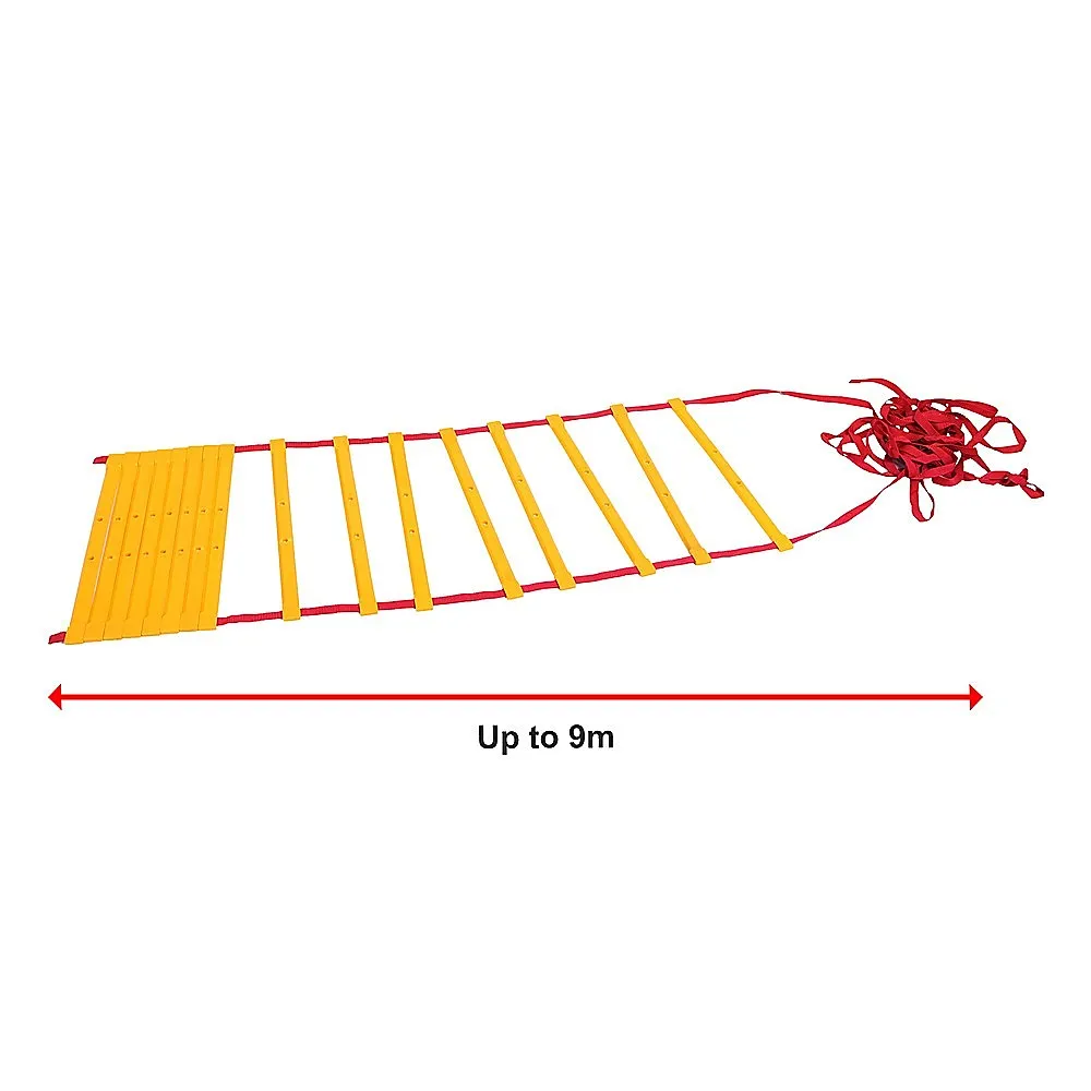 9m Durable Agility Speed Training Ladder with Nylon Straps