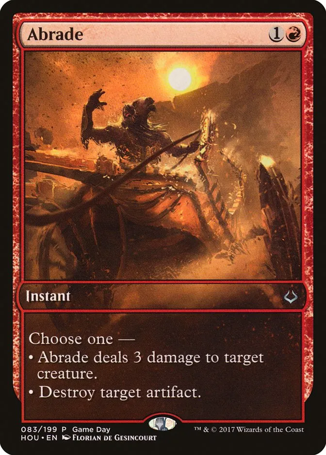 Abrade (Game Day) [Hour of Devastation Promos]