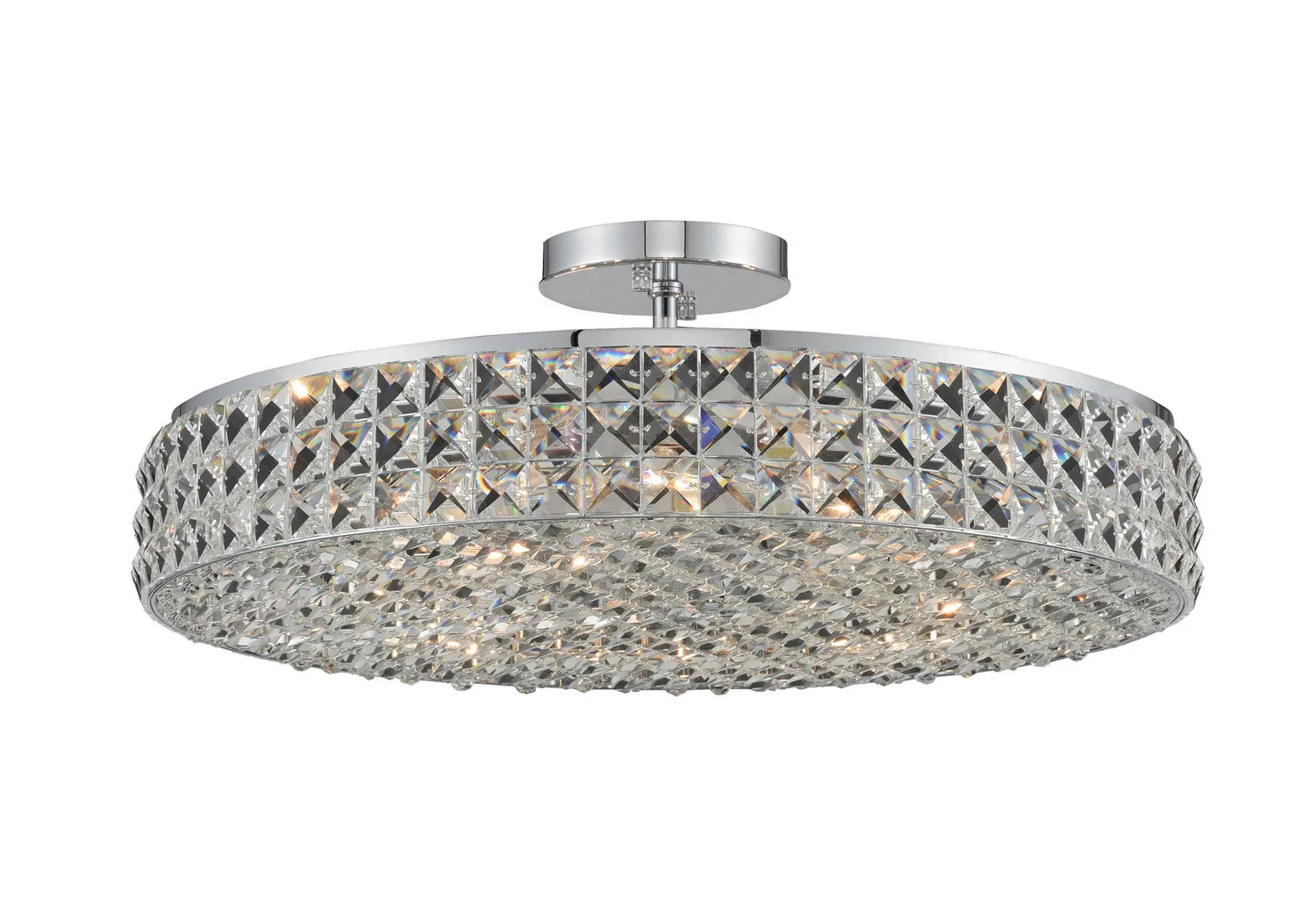 Allegri Eight Light Semi Flush Mount