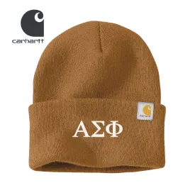 Alpha Sig Brown Carhartt Beanie