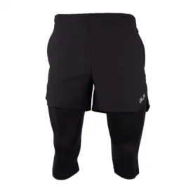 ALX 2 IN 1 Running Men's Shorts BLACK