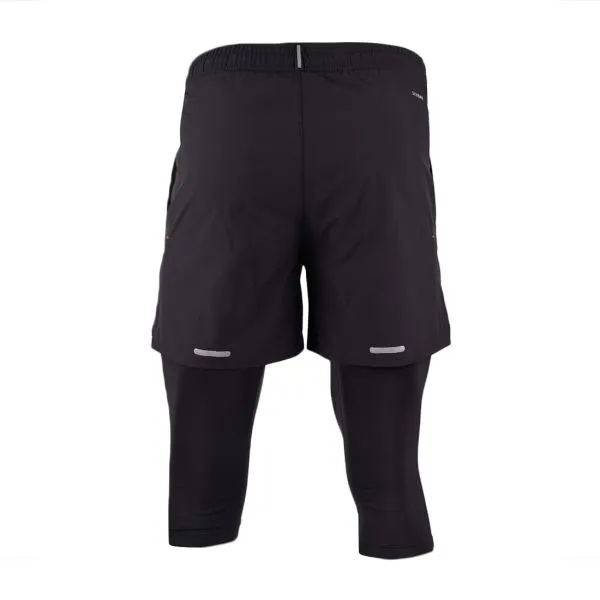 ALX 2 IN 1 Running Men's Shorts BLACK