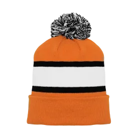 Athletic Knit (AK) A1830A-330 Adult Philadelphia Orange Hockey Toque/Beanie