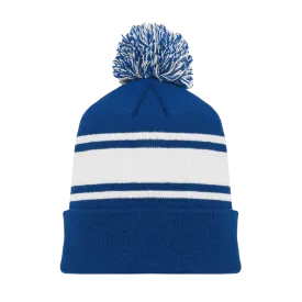 Athletic Knit (AK) A1830A-402 Adult Toronto Third Royal Blue Hockey Toque/Beanie