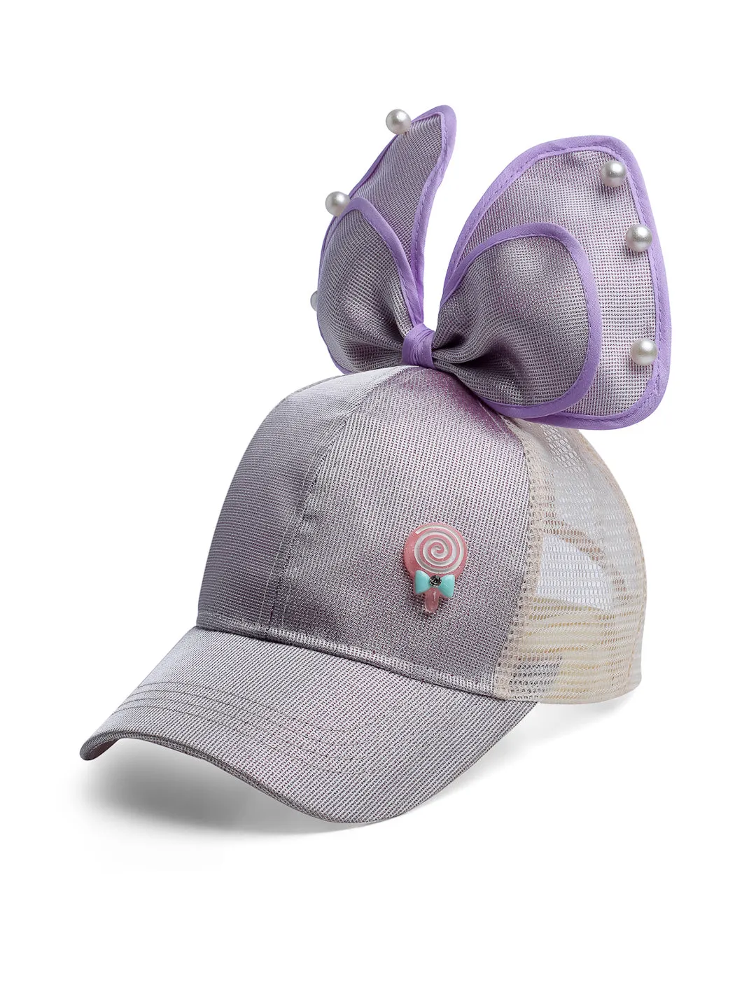 Babymoon Rabbit Ears Summer Cap Hat - Grey