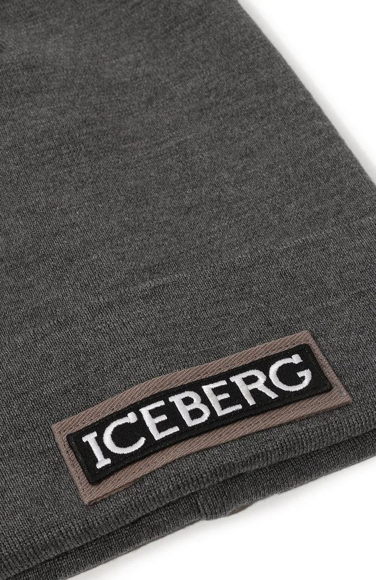 Badge Logo Beanies (Grey) - I23304270108961