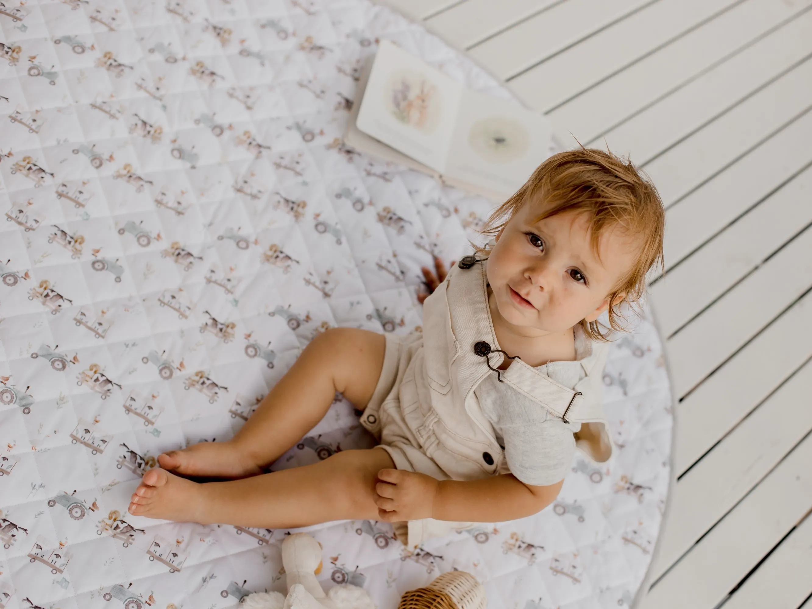 Bambella Designs Padded Waterproof Play Mat | Oakwood Farm