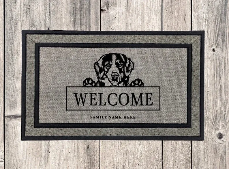 Bernese Dog Welcome Mat