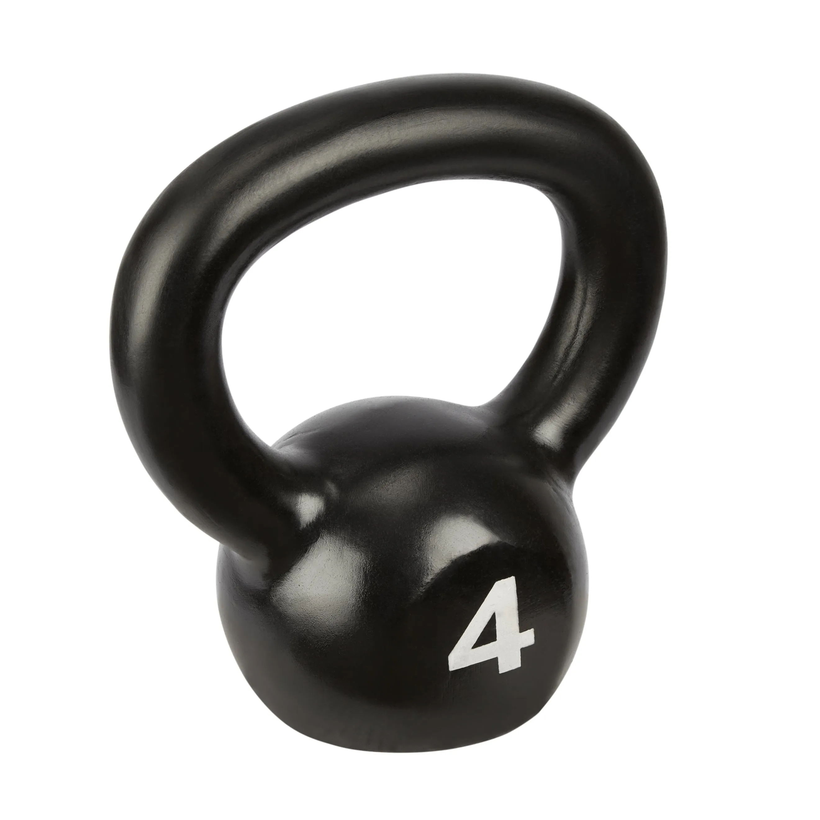 Black Cast Iron Kettlebell - 4kg