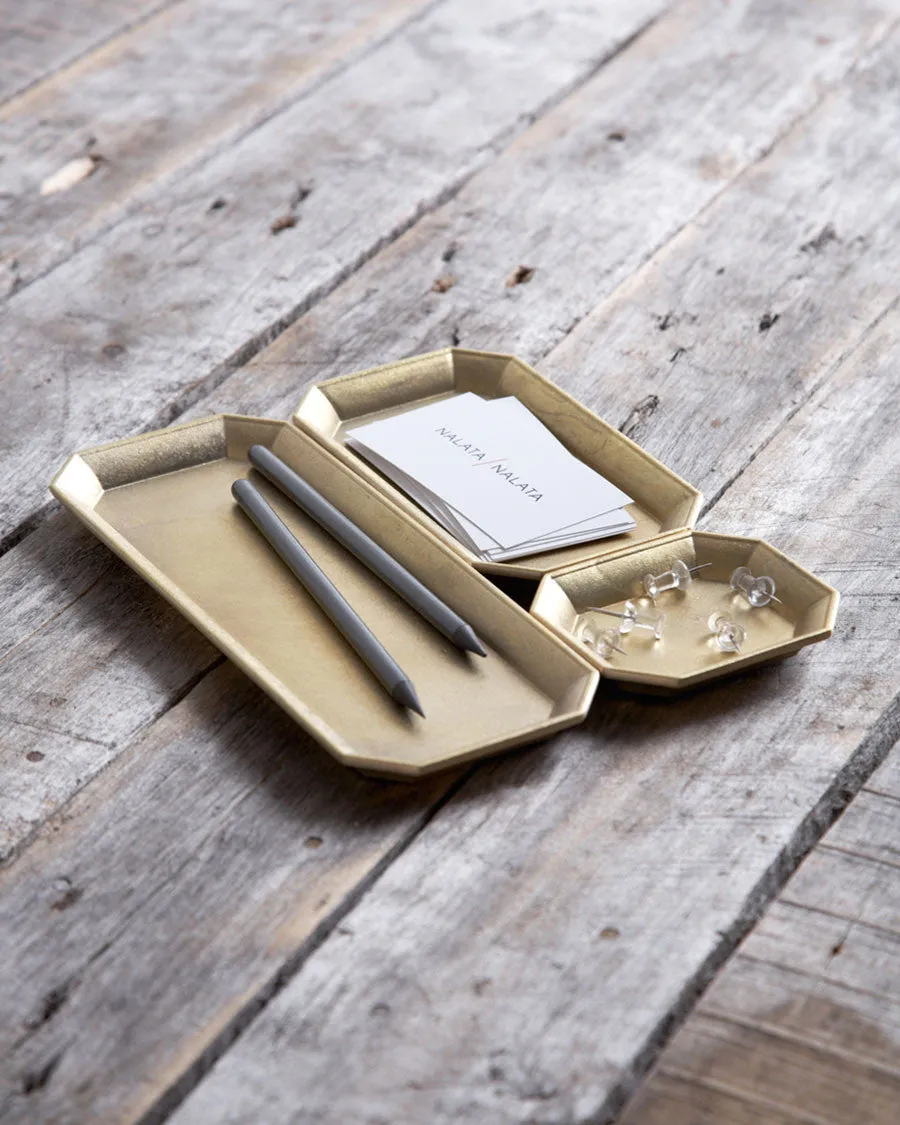 Brass Stationary Tray - Small