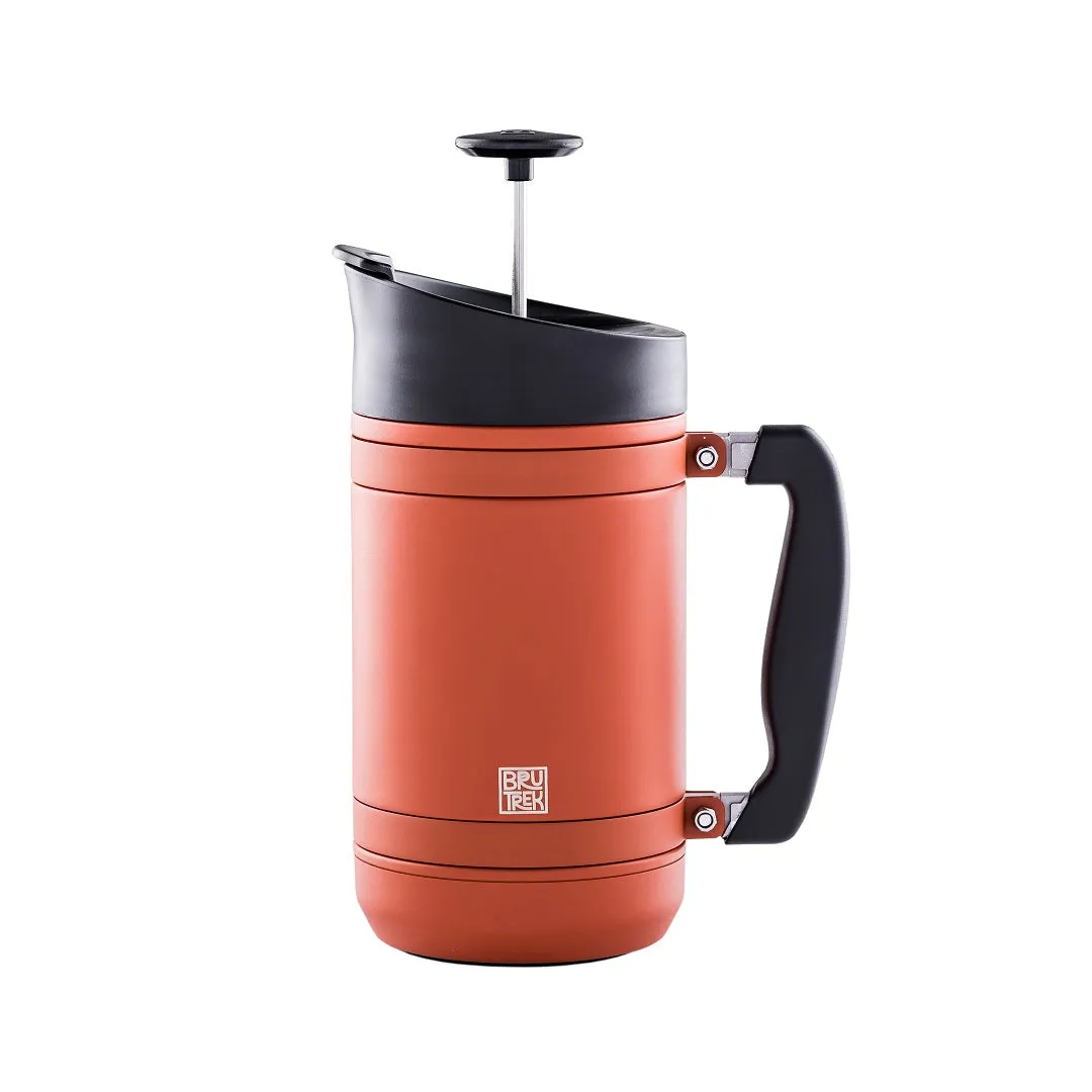 BruTrek BaseCamp 32oz French Press - Red Rock