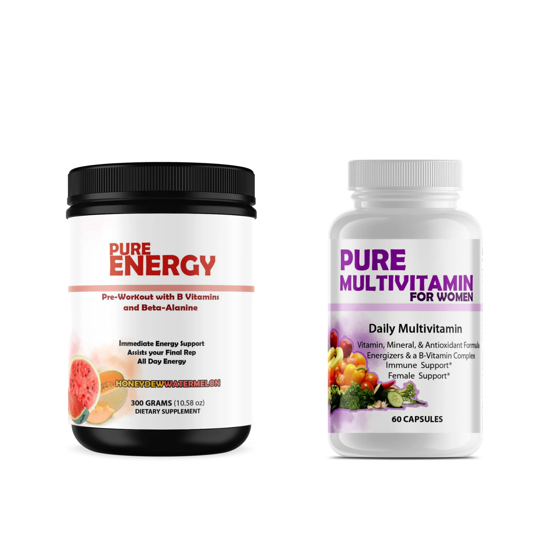 Bundled: Multivitamins   Pre-Workout