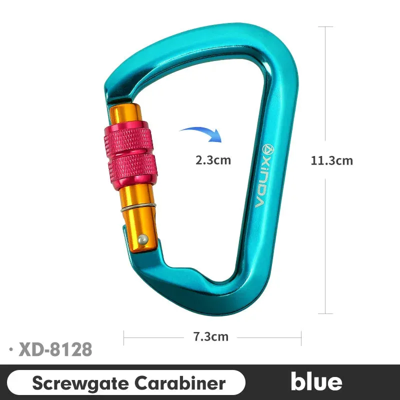 Carabiner Rock Climbing High Altitude Equipment Aluminum Alloy Safety Buckle Hook