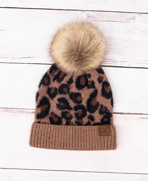 CC Leopard Beanie