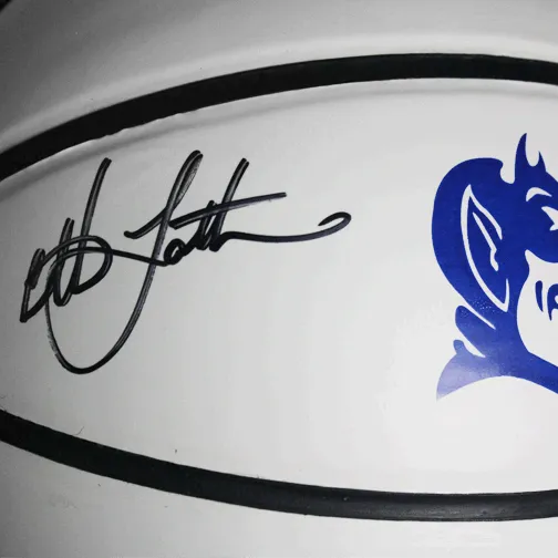 Christian Laettner Signed Duke Blue Devils College Basketball (JSA)