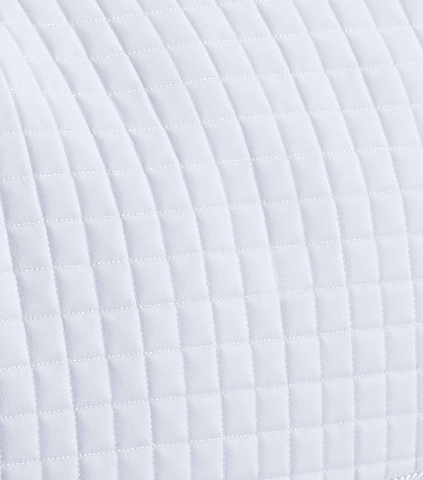 Close Contact European Cotton Saddle Pad - GP/Jump Square White