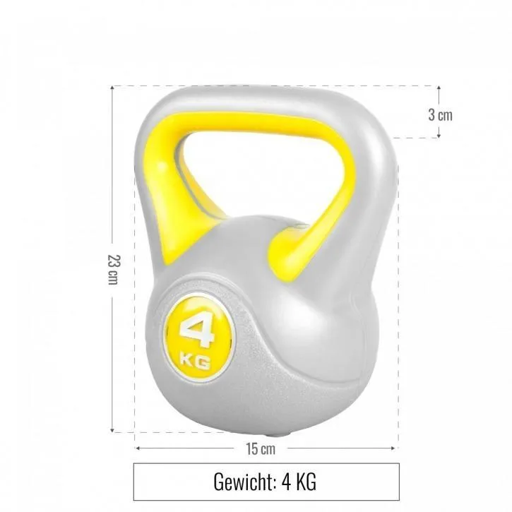 Contrast Vinyl Kettlebell 4KG