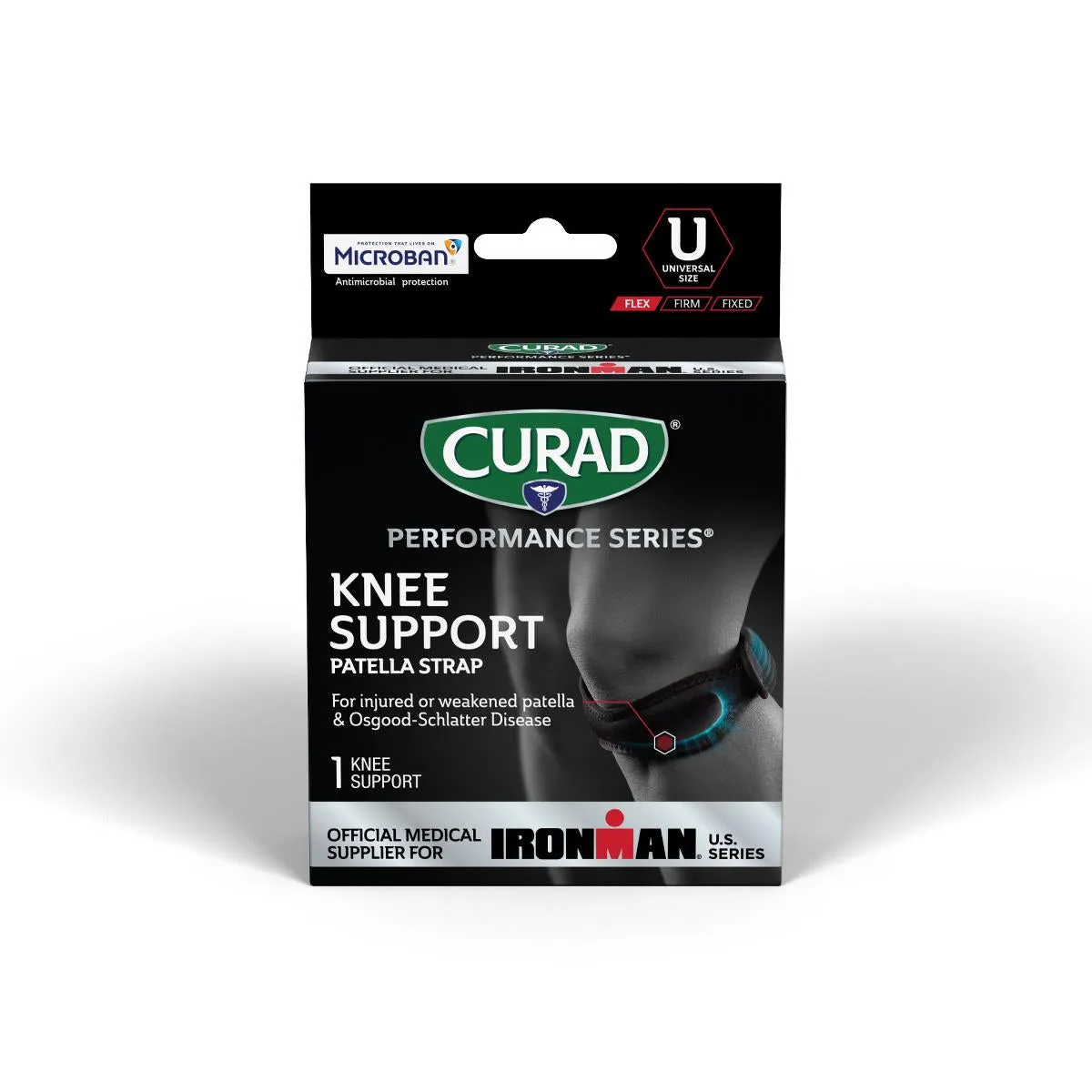 CURAD Performance Series IRONMAN Deluxe Patella Straps