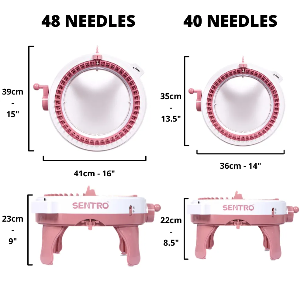 DIY Knitting Machine Kit - Matching Beanies