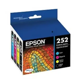 Epson 252 Black, C/M/Y 4pk Combo Ink Cartridges - Black, Cyan, Magenta, Yellow