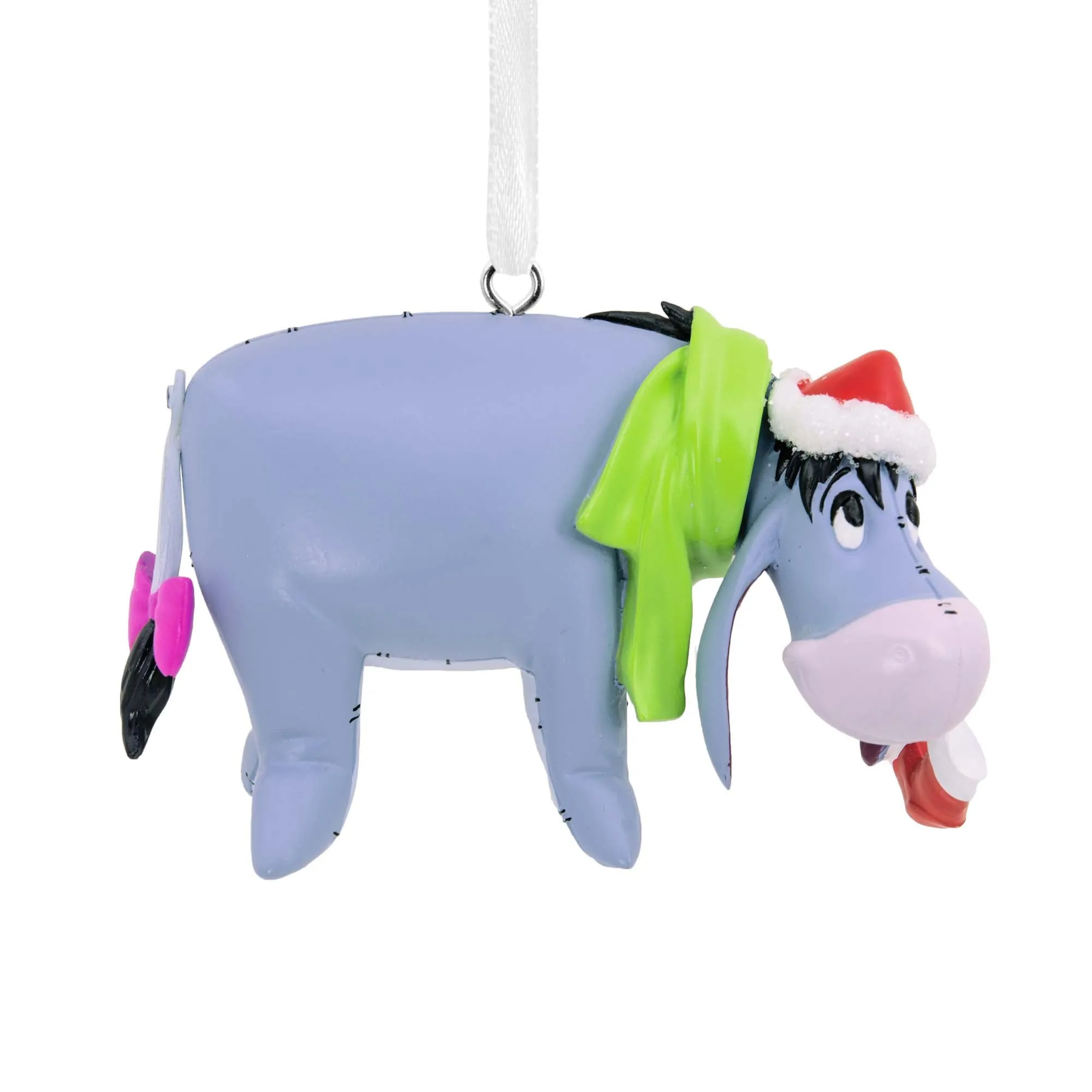 Hallmark Christmas Ornament (Disney Winnie the Pooh Eeyore With Stocking)