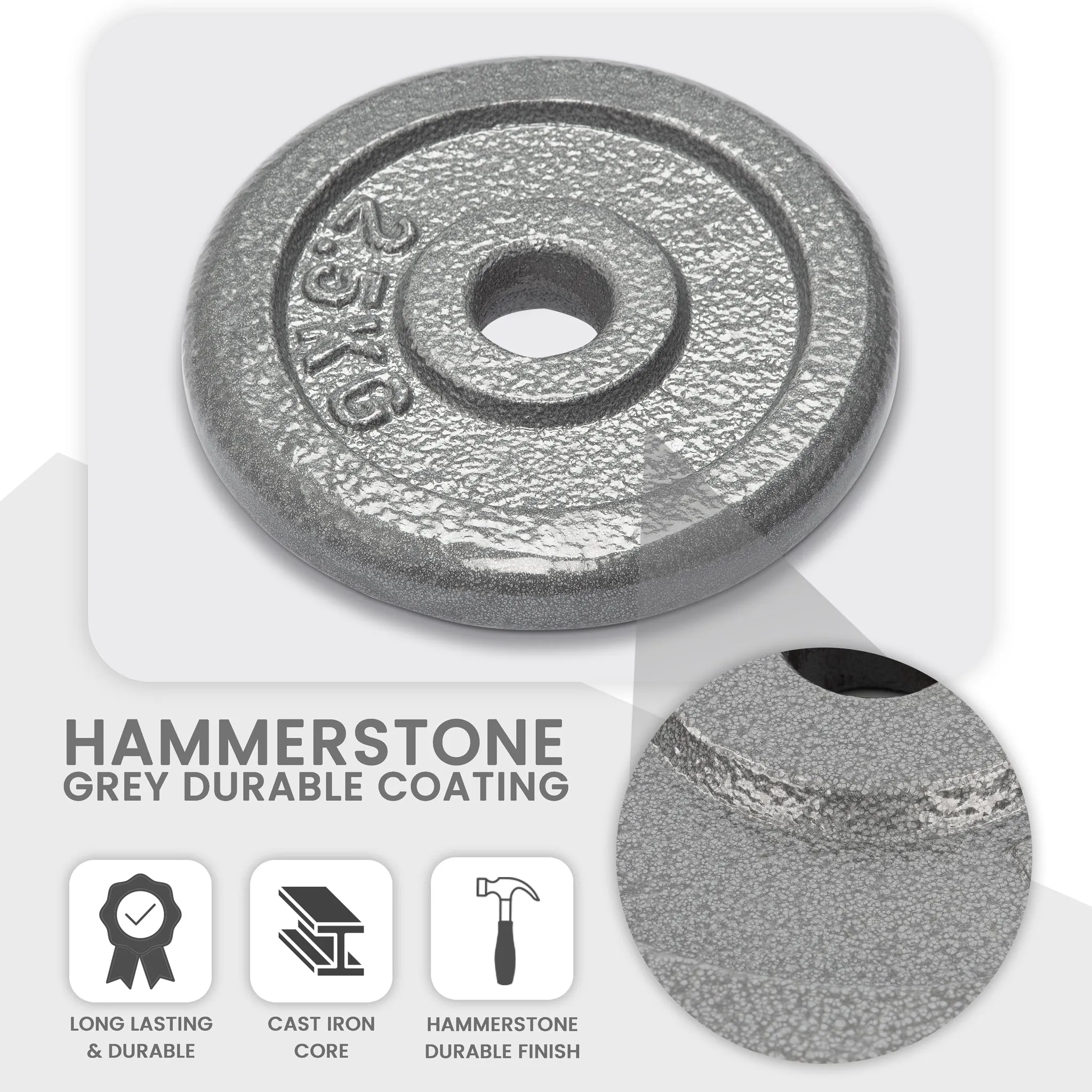 Hammerstone Iron Plates - 2.5KG