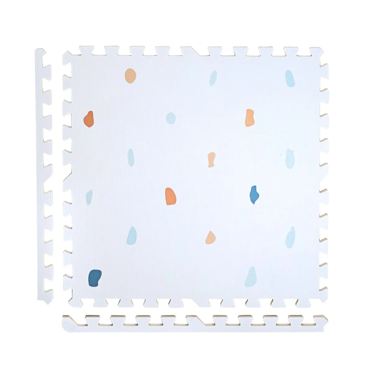 Kind and Me Coloured Terrazzo Set in Powder Blue Playmat- Terrazzo