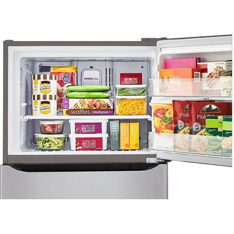 LG LTCS20020S 20 Cu. Ft. Top Freezer Refrigerator in Stainless Steel