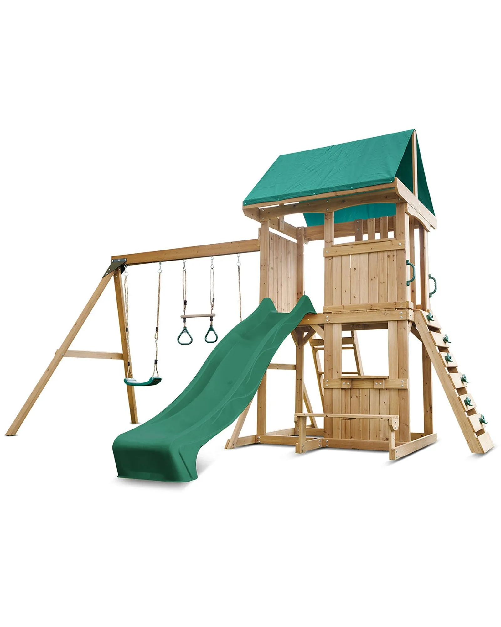 Lifespan Kids Carindale Play Centre Set with 2.2m Green Slide