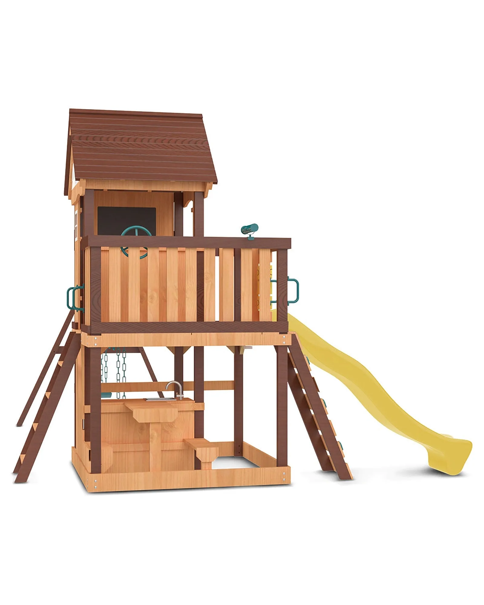 Lifespan Kids Coventry Play Centre Set with 2.2m Yellow Slide