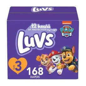 Luvs Pro Level Leak Protection Diapers Giant Pack - Size 3 - 168ct