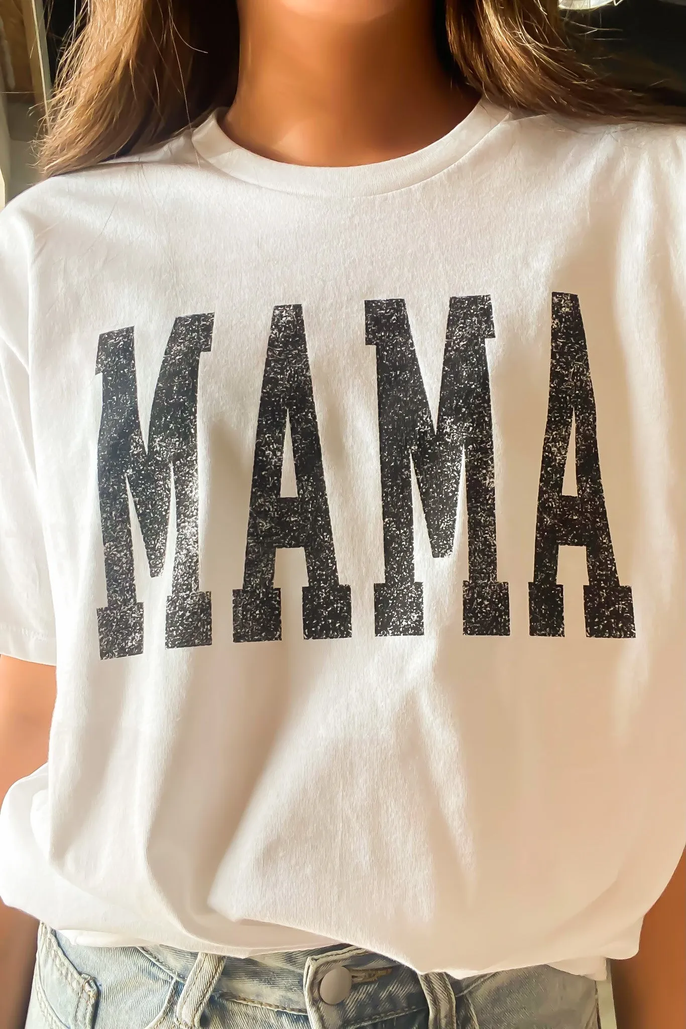 Mama Vintage Wash Graphic Tee