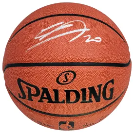 Manu Ginobili Autographed Official Spalding Signature Series Basketball San Antonio Spurs Beckett BAS Witness Stock #211904