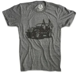 Men's Classic American CJ Tri-Blend T-Shirt (Heather Gray)