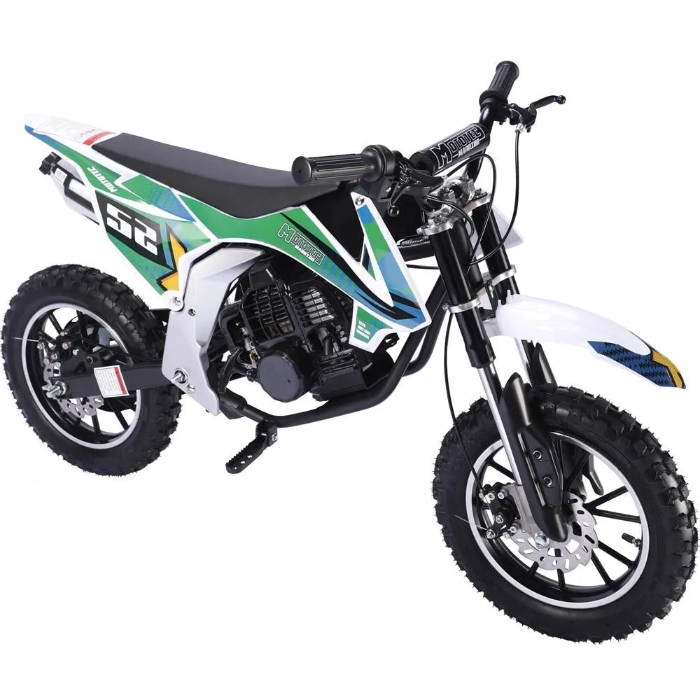 MotoTec Warrior 52cc 2-Stroke Kids Gas Dirt Bike Warrior