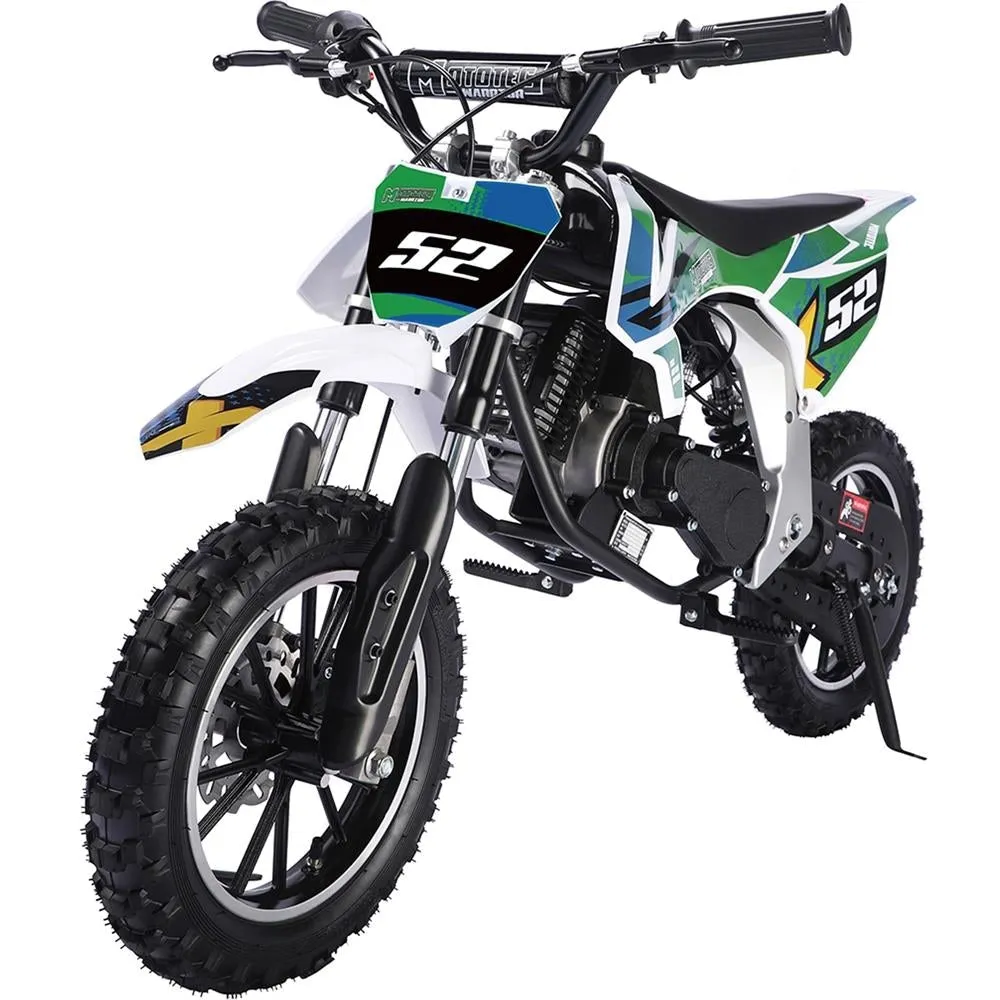 MotoTec Warrior 52cc 2-Stroke Kids Gas Dirt Bike Warrior