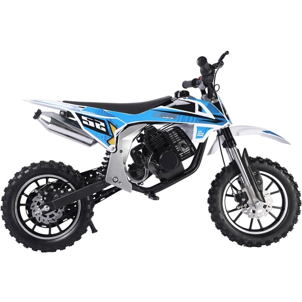 MotoTec Warrior 52cc 2-Stroke Kids Gas Dirt Bike Warrior