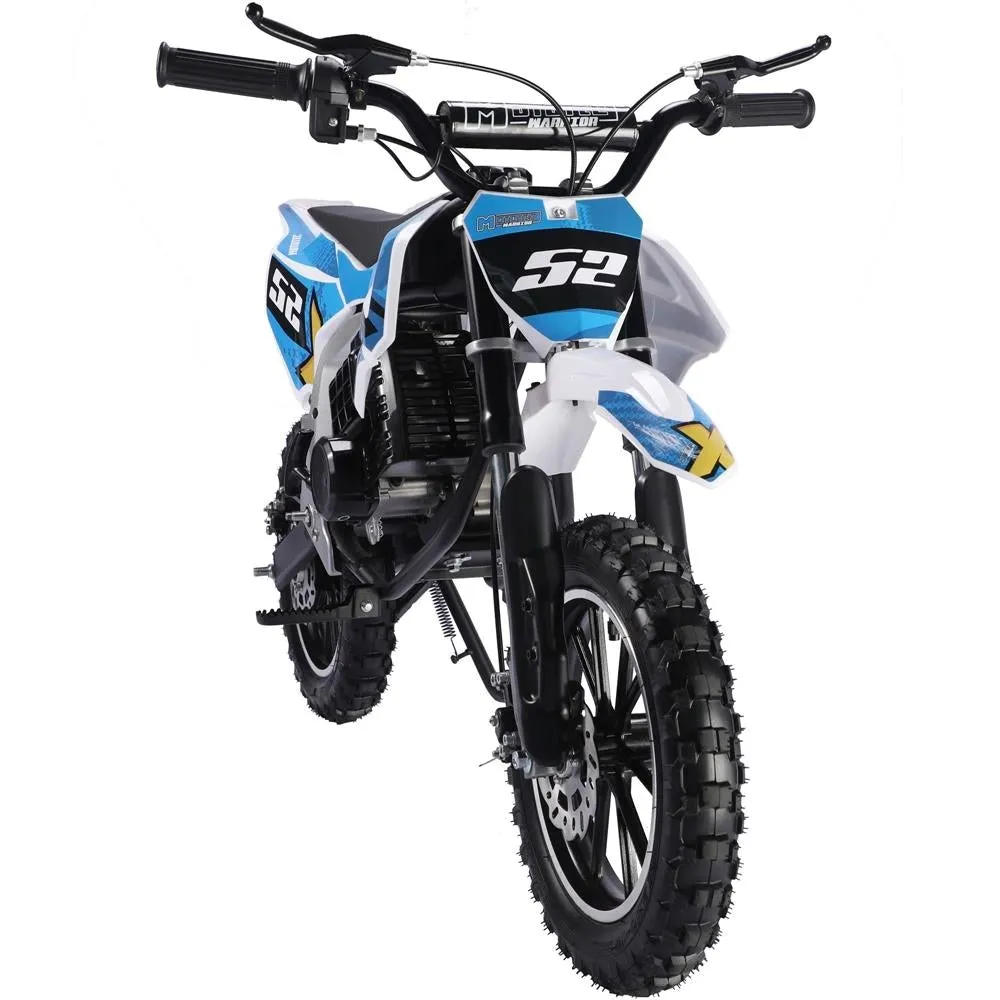 MotoTec Warrior 52cc 2-Stroke Kids Gas Dirt Bike Warrior