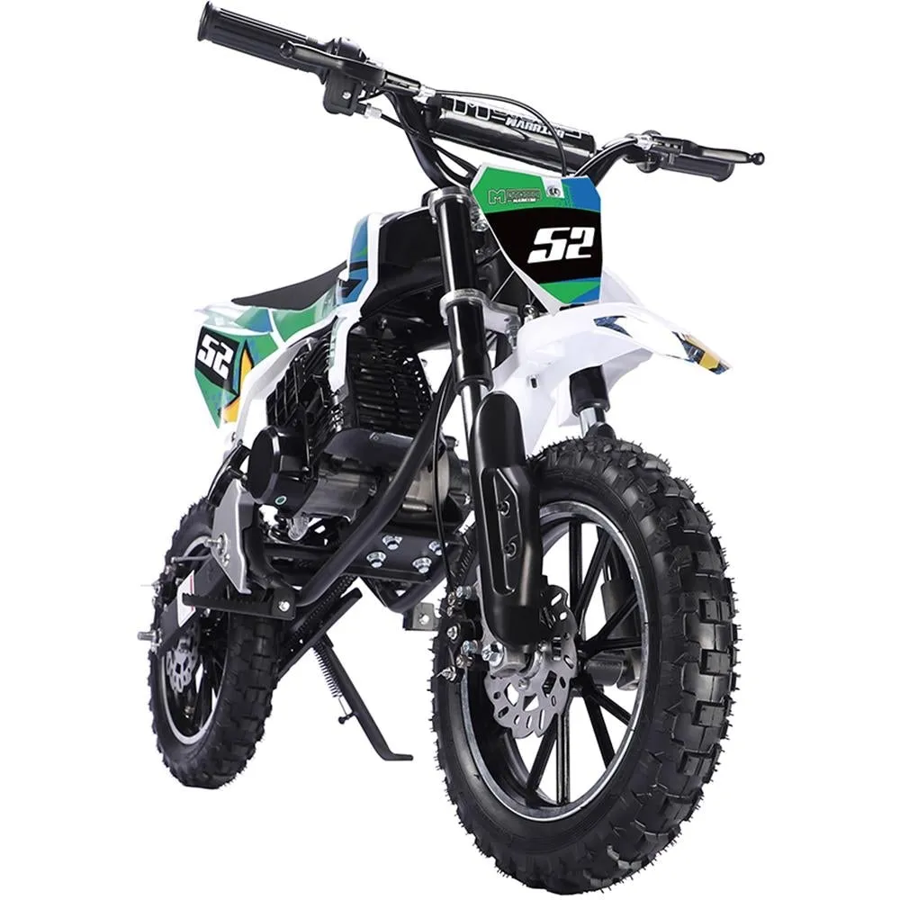 MotoTec Warrior 52cc 2-Stroke Kids Gas Dirt Bike Warrior