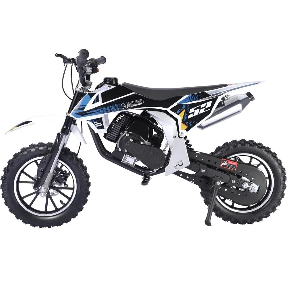 MotoTec Warrior 52cc 2-Stroke Kids Gas Dirt Bike Warrior