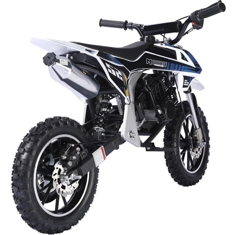 MotoTec Warrior 52cc 2-Stroke Kids Gas Dirt Bike Warrior