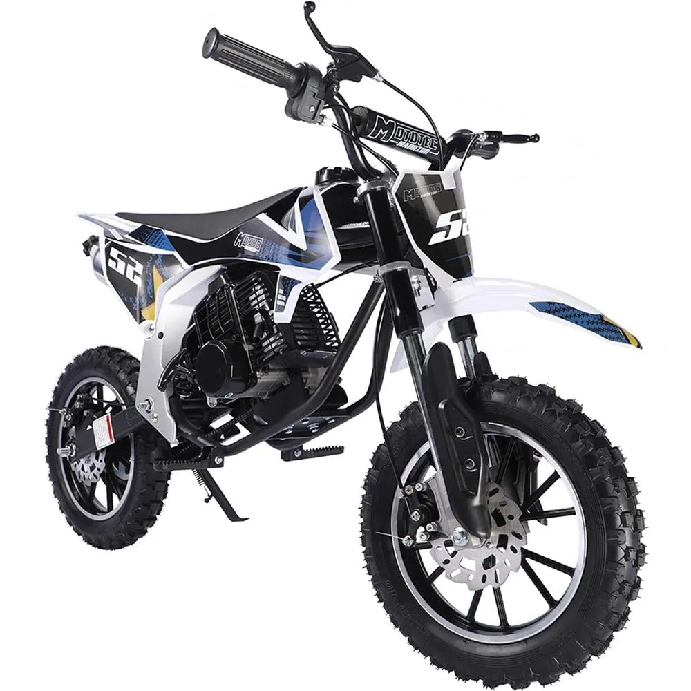 MotoTec Warrior 52cc 2-Stroke Kids Gas Dirt Bike Warrior