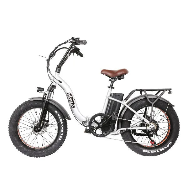 Nakto Folding OX 48V/10Ah 500W City Cargo Fat Tire Folding Electric Bike