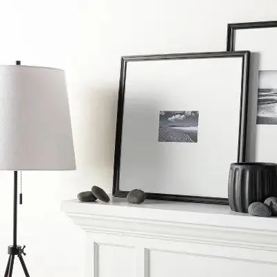 New - 20" x 20" Matted to 5" x 7" Gallery Single Image Frame Black - Threshold designed with Studio McGee