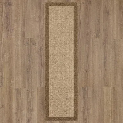 New - 2'x7' Washable Madison Boarder Tufted Runner Rug Tan - Threshold